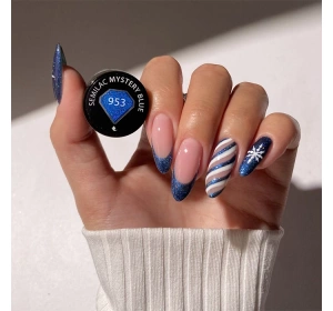 Semilac Winter Wonderland UV-Hybridlack 653 Mystery Blue 7 ml