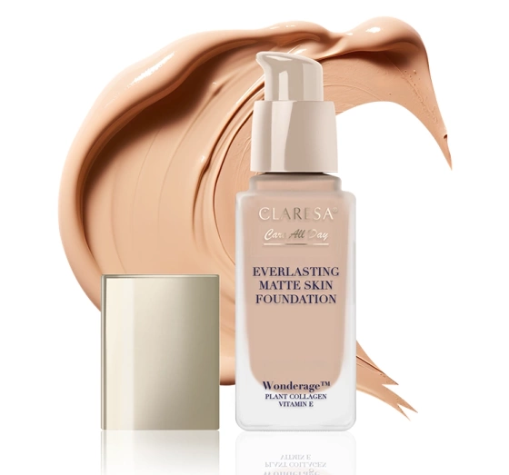 Claresa Care All Day Mattierend-glättende Foundation Natural Tan 32 ml