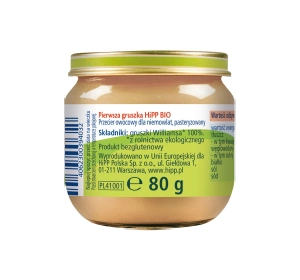 HIPP Bio Frucht-Dessert nach dem 4. Monat Erste Birne 80g