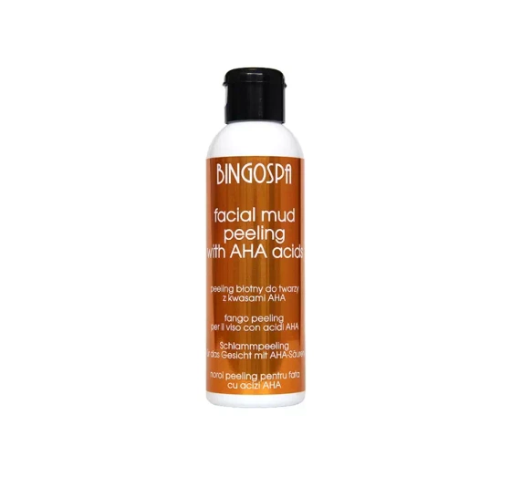 BINGOSPA GESICHTSPEELING MIT SCHLAMM UND AHA SÄUREN 120G