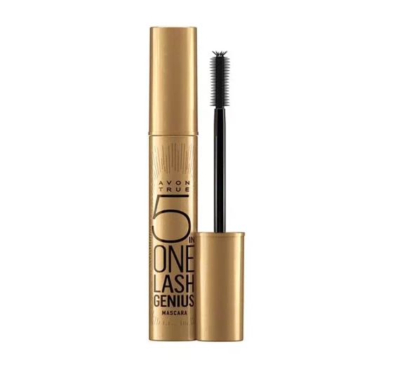 AVON 5 IN ONE LASH GENIUS MASCARA BLACKEST BLACK 10ML