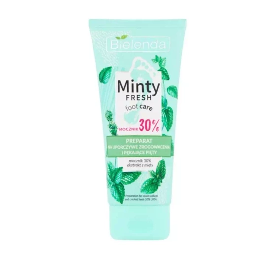 Kliknij na zdjęcie, aby je powiększyć Bielenda Minty Fresh Foot Care Präparat gegen hartnäckige Hornhaut und rissige Fersen 75 ml
