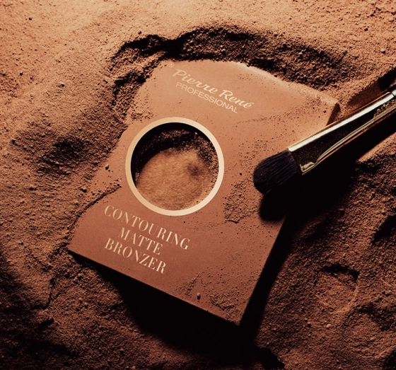Kliknij na zdjęcie, aby je powiększyć PIERRE RENE CONTOURING MATTE BRONZER BRÄUNUNGSPUDER 10G