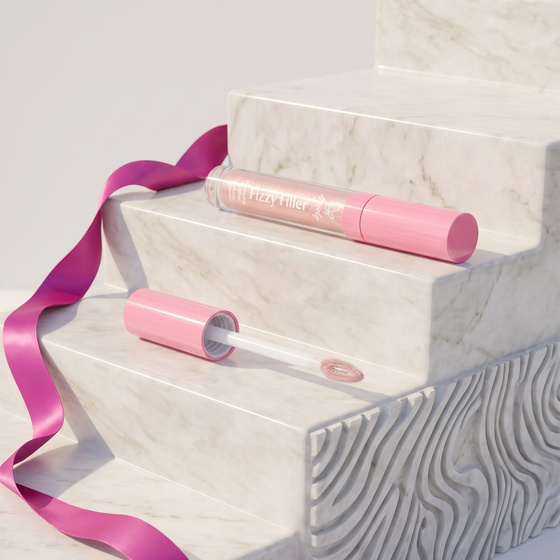 Kliknij na zdjęcie, aby je powiększyć Lovely Fizzy Filler – Lipgloss mit Glitzer für vollere Lippen, 4,4 g