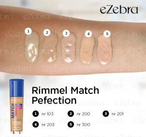 RIMMEL MATCH PERFECTION MAKE UP GRUNDIERUNG SOFT BEIGE 200