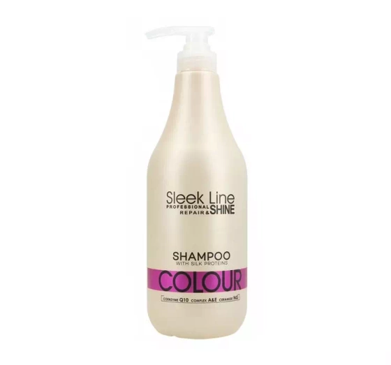 STAPIZ SLEEK LINE COLOUR SHAMPOO FÜR GEFÄRBTES HAAR MIT SEIDE 1000ML