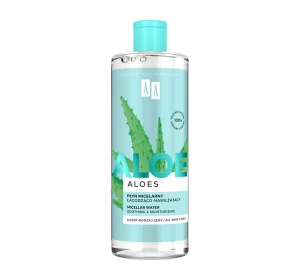 AA ALOES BERUHIGENDES UND FEUCHTIGKEITSSPENDENDES MIZELLENWASSER 400ML