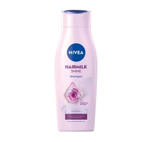 NIVEA Hairmilk Shine Haarshampoo für natürlichen Glanz 400 ml