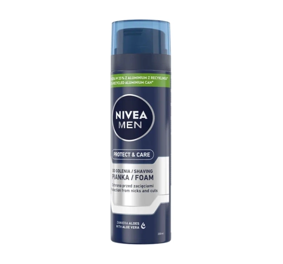 Kliknij na zdjęcie, aby je powiększyć NIVEA MEN Protect&Care Rasierschaum mit Aloe Vera 200ml