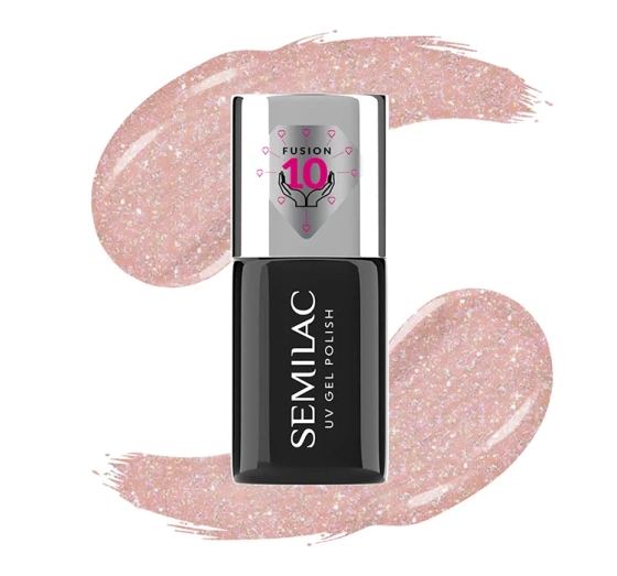 SEMILAC EXTEND CARE 5IN1 HYBRIDLACK BASIS TOP 804 GLITTER SOFT BEIGE 7ML