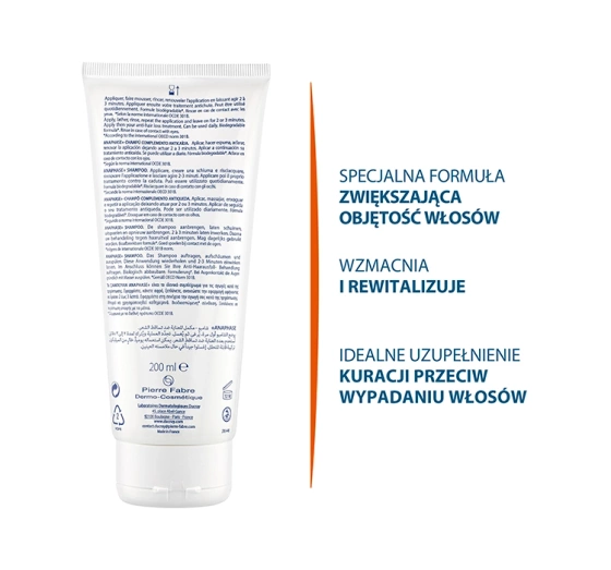 Kliknij na zdjęcie, aby je powiększyć Ducray Anaphase+ Shampoo gegen Haarausfall 200 ml