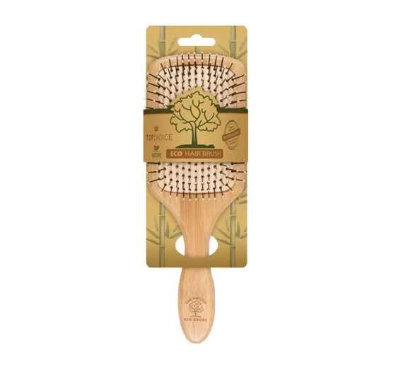 Top Choice Top Nature Eco Hair Brush – rechteckige Bambus-Haarbürste 62230