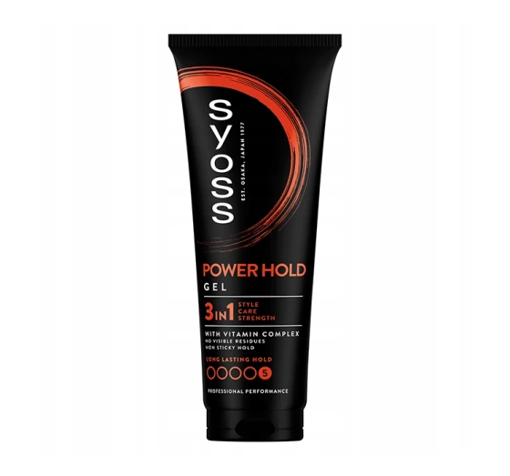 SYOSS POWER HOLD FIXIERENDES HAARGEL 250ML