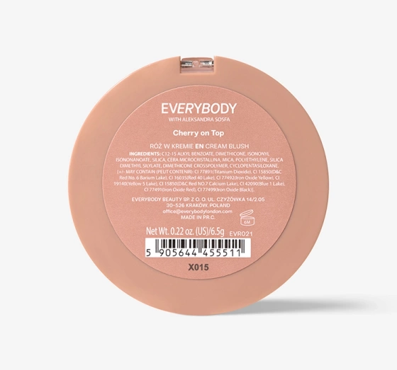 Everybody London x Aleksandra Sosfa cremiges Wangenrouge Cherry On Top 6,5g