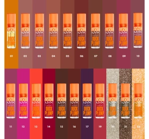 NYX Professional Makeup Duck Plump Lip Gloss zur Lippenvergrößerung 20 Quazy Silver 7 ml