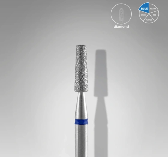 Kliknij na zdjęcie, aby je powiększyć Staleks Pro Expert Diamantfräser abgeschnittener Kegel blau FA70B025/8