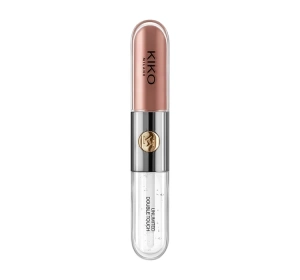 KIKO Milano Unlimited Double Touch Zweiteiliger Flüssiglippenstift 102 Satin Rosy Beige 2x3ml