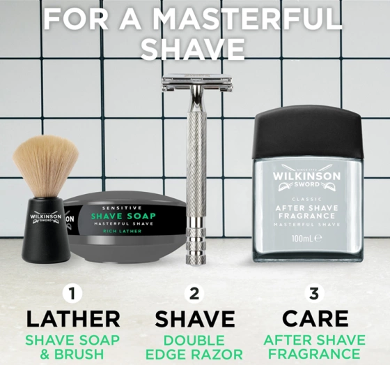 Kliknij na zdjęcie, aby je powiększyć Wilkinson Sword Sensitive Rasierseife 125 g