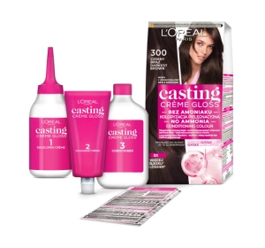 LOREAL CASTING CREME GLOSS HAARFARBE 300 DUNKELBRAUN