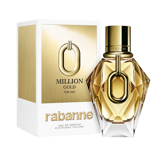 Kliknij na zdjęcie, aby je powiększyć Rabanne Million Gold for Her Eau de Parfum Spray refillable 50 ml