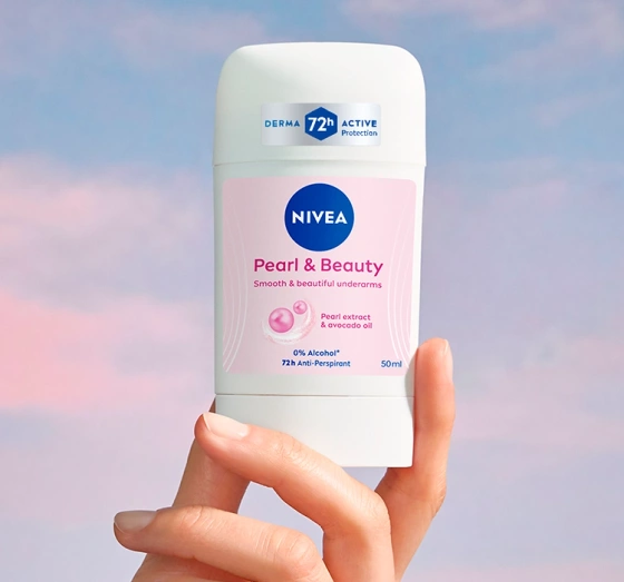 NIVEA PEARL & BEAUTY ANTITRANSPIRANT IM STIFT FÜR FRAUEN 50ML