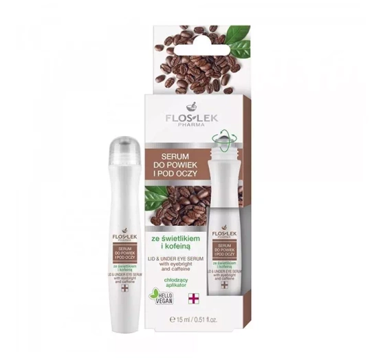FLOSLEK AUGENLID- UND AUGENSERUM MIT KOFFEIN 15ML