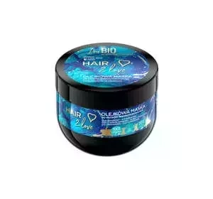 Eveline Cosmetics Hair 2 Love Öl-Haarmaske für normalporiges, strapaziertes und feines Haar, 300 ml
