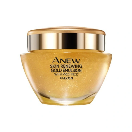 Kliknij na zdjęcie, aby je powiększyć AVON ANEW ULTIMATE GOLD EMULSION NACHT-EMULSION MIT BIOAKTIVEM GOLD 50ML