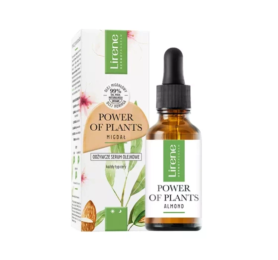 Lirene Power of Plants almond Nährendes Öl-Gesichtsserum 30ml