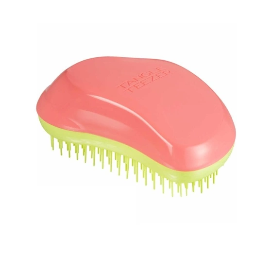 Tangle Teezer The Original Straight & Curly Haarbürste in den Farben Salmon Pink & Hyper Yellow