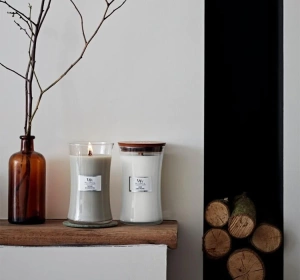 Woodwick Large Jar Candle Duftkerze Fireside 610 g