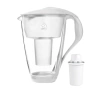 Dafi Crystal LED Glas-Wasserkanne 2 l weiß + Classic-Filter