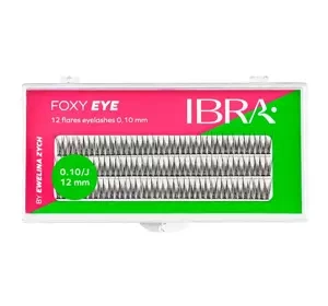 IBRA FOXY EYE KÜNSTLICHE WIMPERNBÜSCHEL SCHWARZ 12 MM