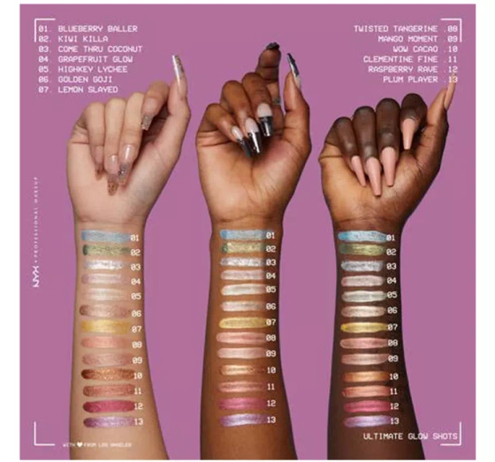 Kliknij na zdjęcie, aby je powiększyć NYX PROFESSIONAL MAKEUP GLOW SHOTS GLÄNZENDER LIDSCHATTEN 03 COME THRU COCONUT 7,5ML