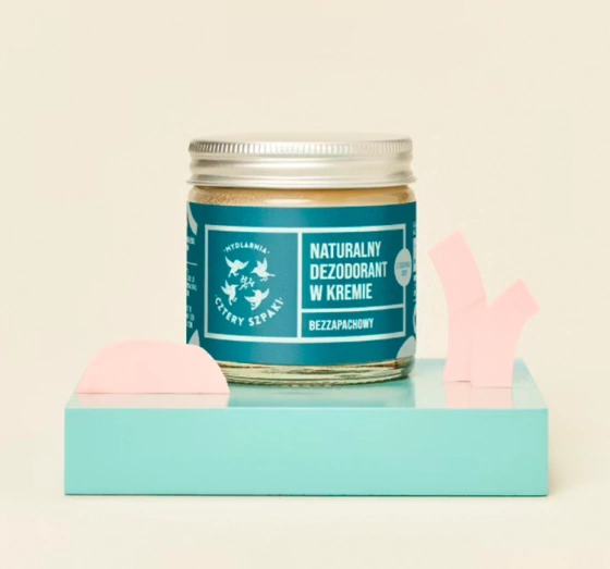 Kliknij na zdjęcie, aby je powiększyć MYDLARNIA CZTERY SZPAKI CREME-DEODORANT DUFTFREI 60 ML