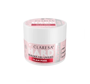 Claresa Hard & Easy Aufbaugel Glam Pink 12 g