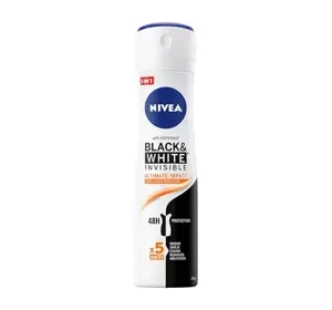 NIVEA Black&amp;White; Invisible Ultimate Impact Antitranspirant-Spray für Frauen 150 ml
