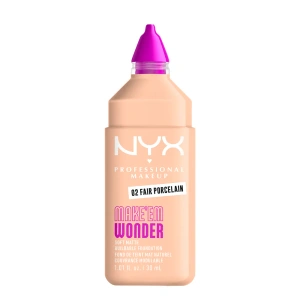NYX Professional Makeup Make 'Em Wonder Leichte mattierende Foundation 02 Fair Porcelain 30 ml