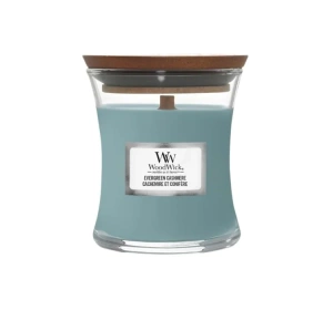 Woodwick Small Jar Candle Duftkerze Evergreen Cashmere 85 g