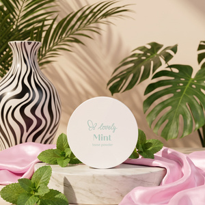 Lovely Mint – transparenter, minzfarbener loser Gesichtspuder, 6 g