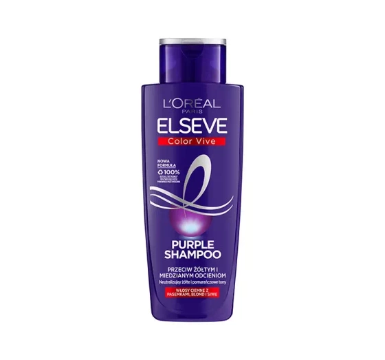 Kliknij na zdjęcie, aby je powiększyć LOREAL ELSEVE COLOR VIVE SHAMPOO GEGEN GELB- UND KUPFERTÖNE 200ML