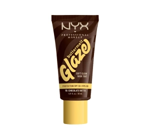 NYX Professional Makeup Buttermelt Glaze Creme-Foundation mit SPF30 10 Chocolate Butta 30 ml 