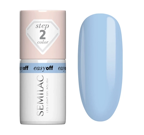 Kliknij na zdjęcie, aby je powiększyć Semilac Easy Off Hybridlack L15 Azul Blue 7 ml