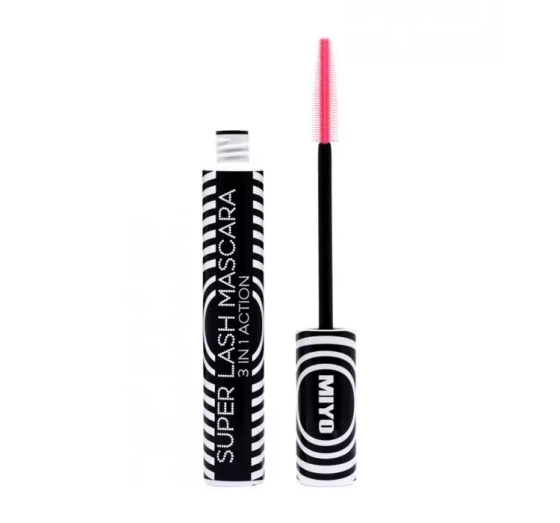 Kliknij na zdjęcie, aby je powiększyć MIYO SUPER LASH MASCARA 3IN1 ACTION VERDICKENDE WIMPERNTUSCHE 10ML