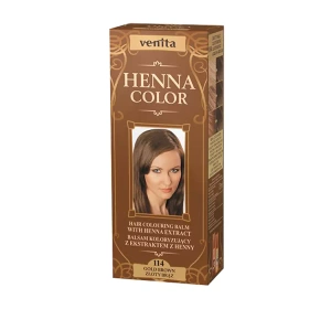 Venita Henna Color Farbpflege mit Henna-Extrakt 114 Goldbraun 75 ml