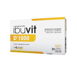 Ibuvit D 1000 Vitamin D in Twist-Off-Kapseln, 30 Stück