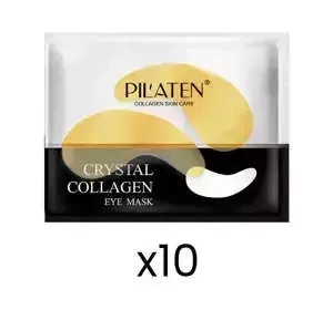 PILATEN CRYSTAL COLLAGEN KOLLAGEN AUGENPADS MIT GOLD 10 X 2 STÜCK 6G