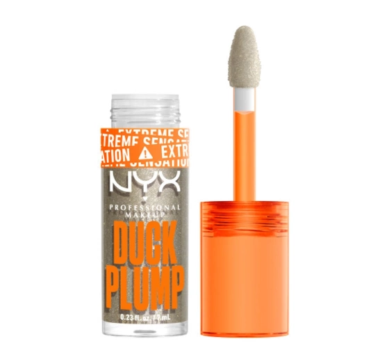 NYX Professional Makeup Duck Plump Lip Gloss zur Lippenvergrößerung 20 Quazy Silver 7 ml