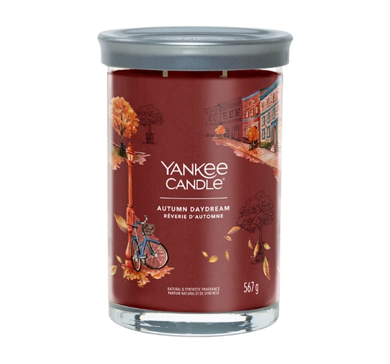 Kliknij na zdjęcie, aby je powiększyć Yankee Candle Signature Tumbler Große Duftkerze Autumn Daydream 567 g