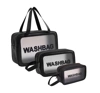 WASH BAG SET BLACK 3 KOSMETIKTASCHEN SET SCHWARZ